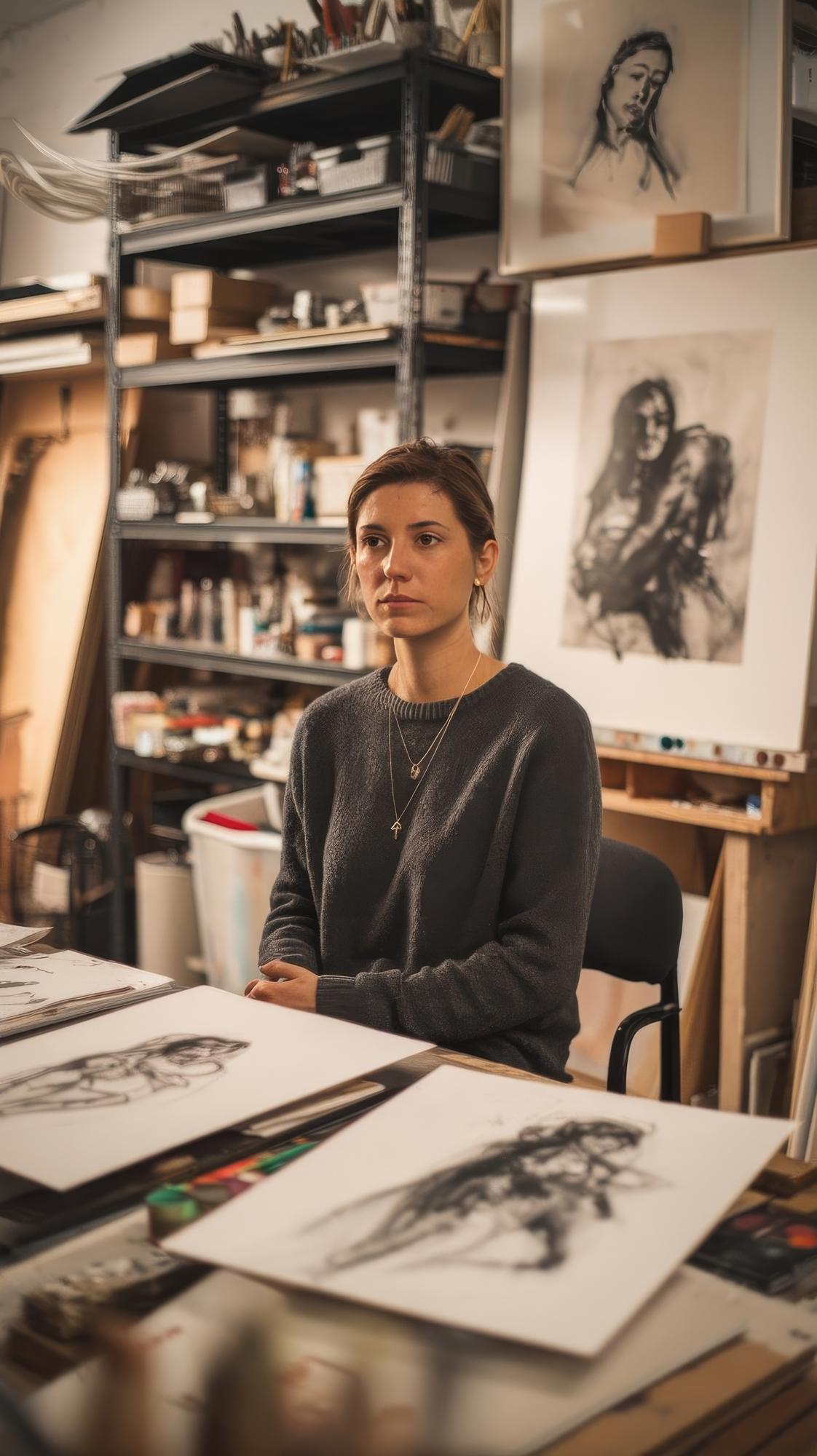 portret projektanta wzorów